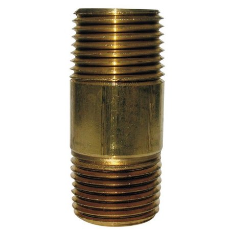 JMF Company 1/2 in. MPT Red Brass Nipple 5-1/2 in. L 47023